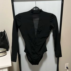 Mariia Long Sleeve Leotard with Open Back